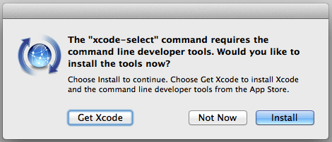 install xcode-select